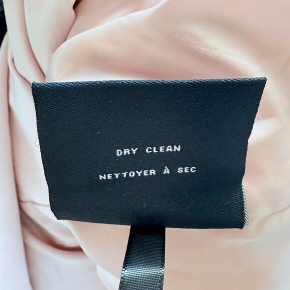 NWT Cole Haan Signature Women's Hooded Double Breasted Trench Coat in Petal M - Picture 10 of 15